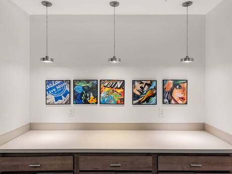 Local art in a common area